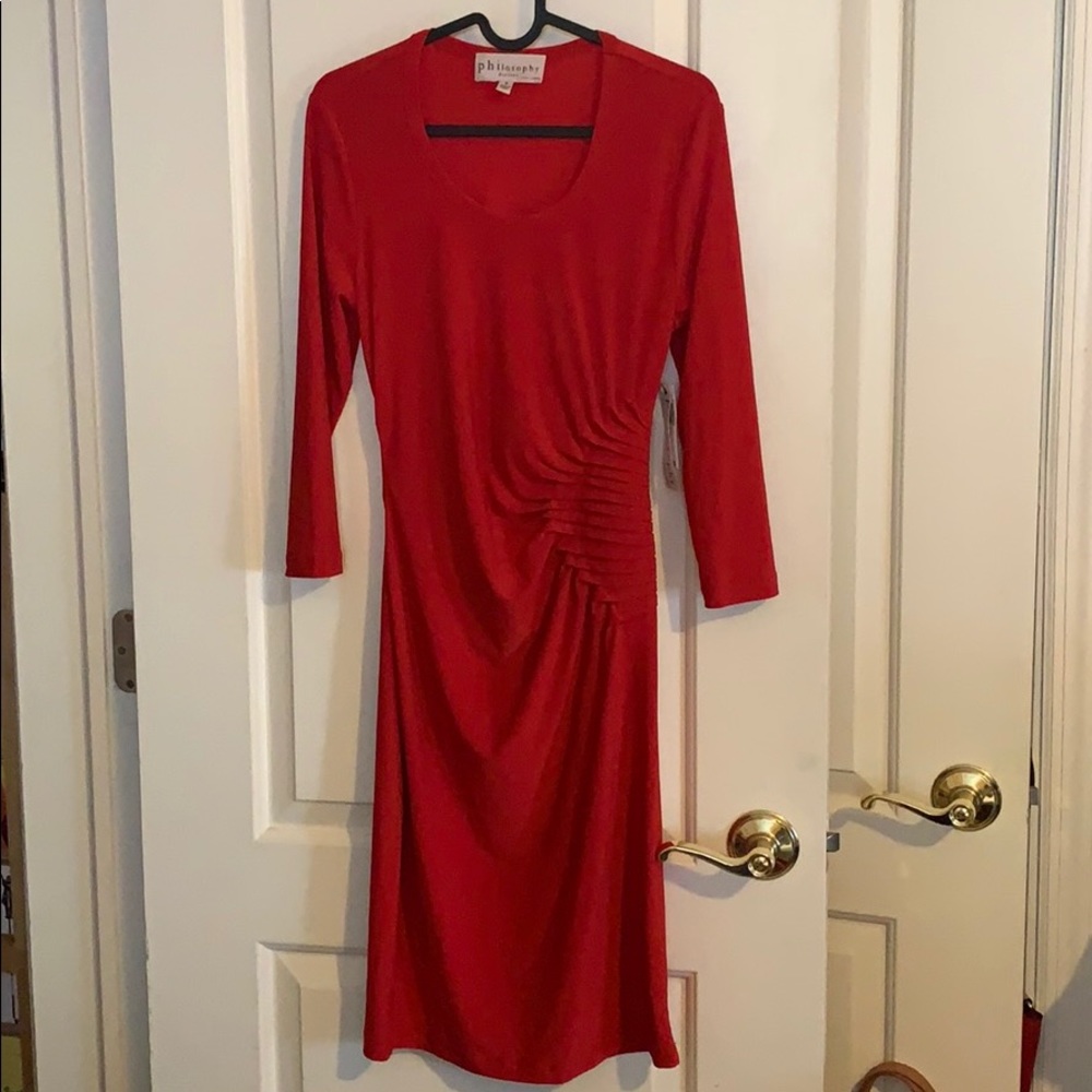 Philosophy Red Dress Size Small